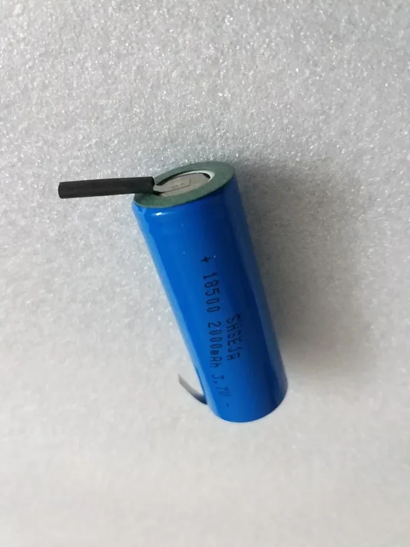 18500 2000mAh 3.7 V rechargeable battery Recarregavel lithium ion battery for LED flashlight