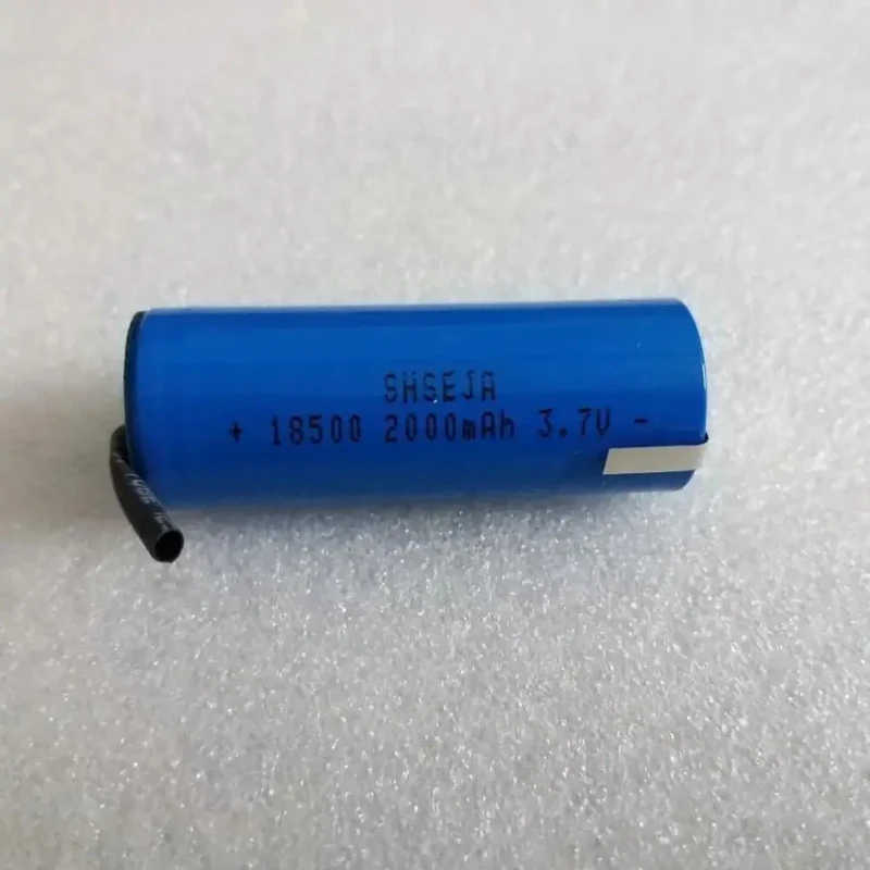 18500 2000mAh 3.7 V rechargeable battery Recarregavel lithium ion battery for LED flashlight