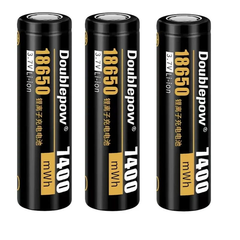 3pcs/lot 18650 lithium ion rechargeable battery 3.7v 7400mWh 18650 flashlight rechargeable battery