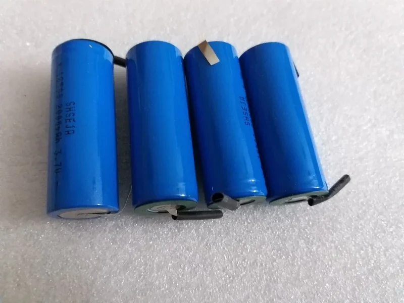 18500 Battery 3.7V Rechargeable Lithium Batteries 2000mah Flat Top capacity Electric Toy Loudspeaker Flashlight LED