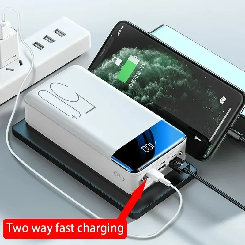 2023 NEW Genuine Fast Charging 100000mAh /98000mAh Power Bank Large Capacity Mobile Power Universal 5V 2.1A Fast Charging