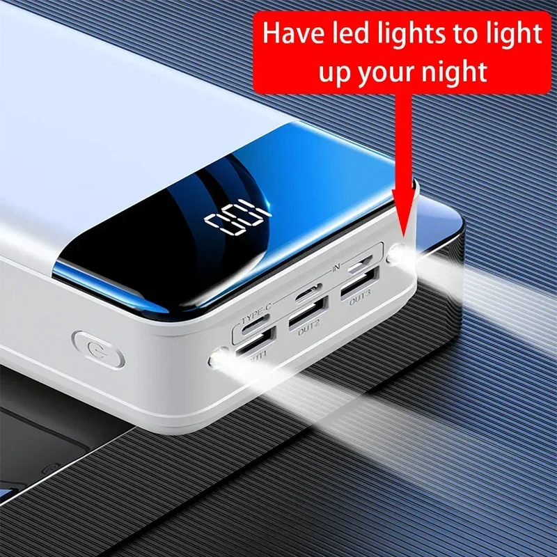 2023 NEW Genuine Fast Charging 100000mAh /98000mAh Power Bank Large Capacity Mobile Power Universal 5V 2.1A Fast Charging