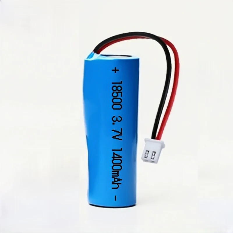 18500 3.7V 1400mAh Rechargeable Lithium Battery with Connector Wires for Flashlight Electric toothbrush Radio Keyboard Mouse