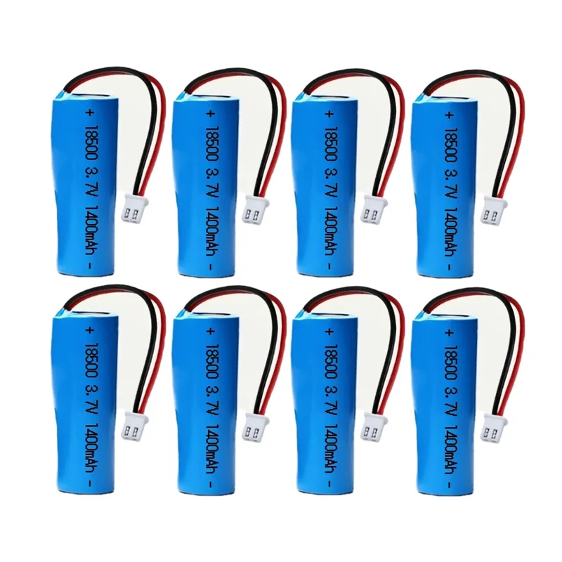 18500 3.7V 1400mAh Rechargeable Lithium Battery with Connector Wires for Flashlight Electric toothbrush Radio Keyboard Mouse