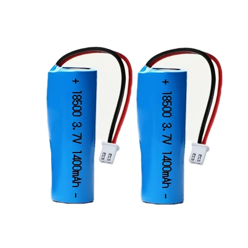 18500 3.7V 1400mAh Rechargeable Lithium Battery with Connector Wires for Flashlight Electric toothbrush Radio Keyboard Mouse