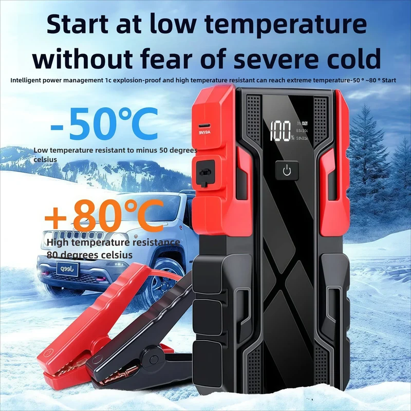 New 12V 99800mAh 3000A Car Jump Starter Car Battery Starters Portable Power Bank 12V Starting Device Booster Petrol Diesel Car