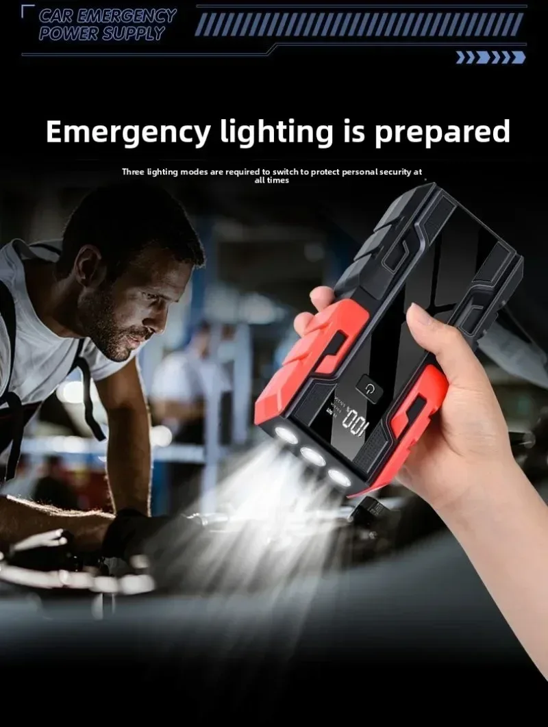 New 12V 99800mAh 3000A Car Jump Starter Car Battery Starters Portable Power Bank 12V Starting Device Booster Petrol Diesel Car