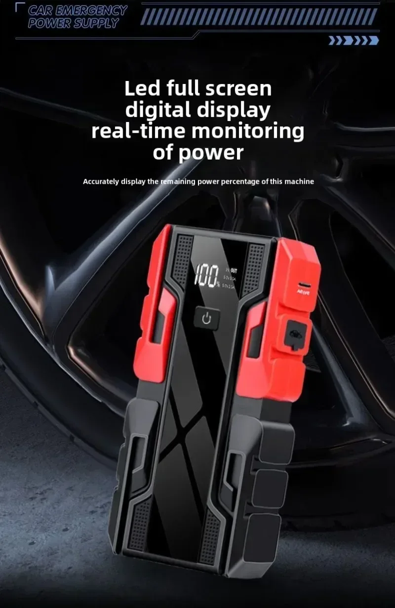 New 12V 99800mAh 3000A Car Jump Starter Car Battery Starters Portable Power Bank 12V Starting Device Booster Petrol Diesel Car