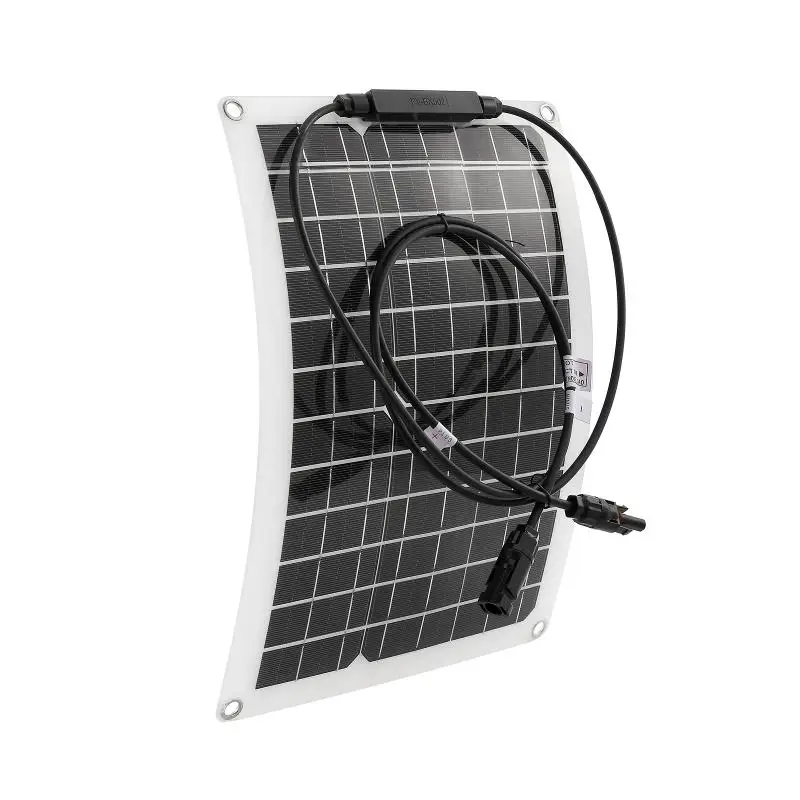 30W-600W Flexible Solar Panel 12V Battery Charger Dual USB With 10A-100A Controller Solar Cell Power Bank for Phone Car Yacht