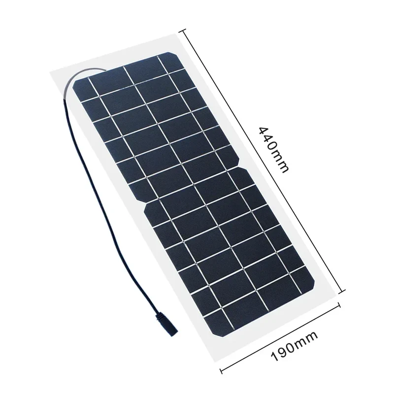 18V 10W Solar Panel Charger Complete Outdoor Camping Mountaineering Travel Solar kit Portable Power Supply For Phone Charging