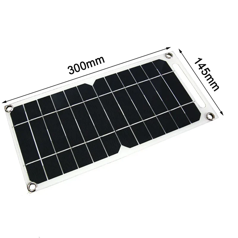 5V 10W Solar Panel USB Outdoor Hike Camping Portable Cells Battery Solar Charger Charging Plate for Mobile Phone Power Bank