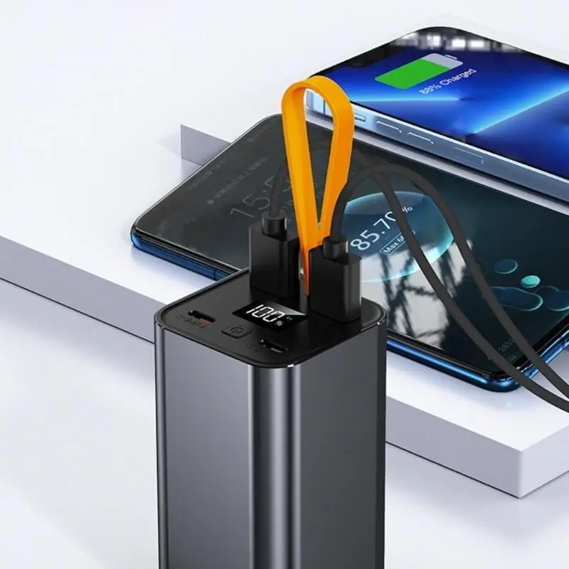 652F 20000mAh PowerBank Casing with 22.5W Fast USB C Output Port & Input Port LED for Phone