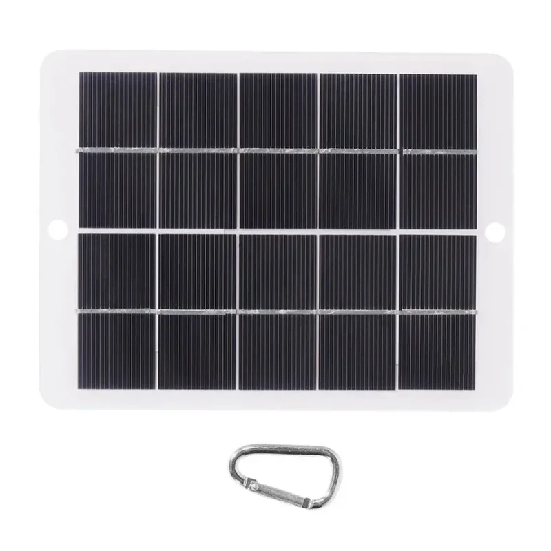 Portable 3W 5V solar panel Multipurpose Phone Camping Fan Light solar charger USB Solar Panel For Outdoors Emergency Supply