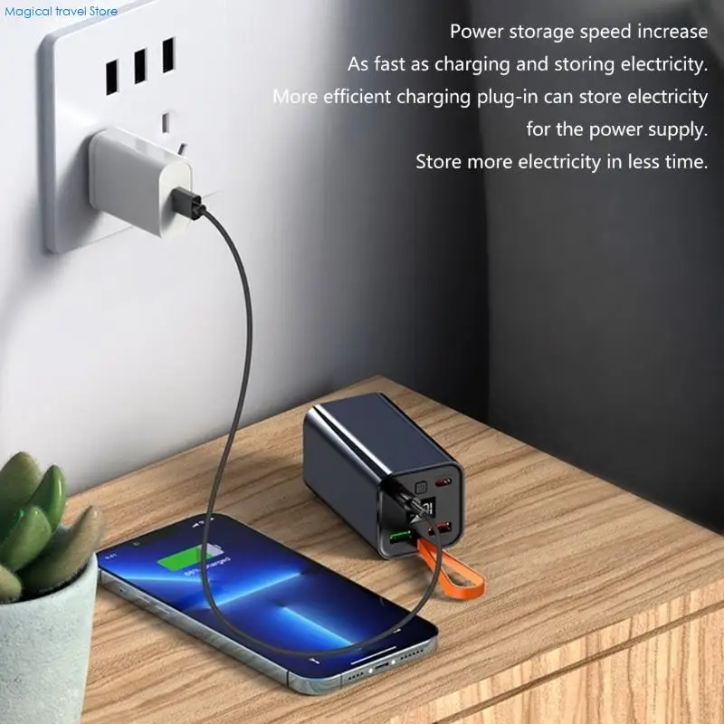 N2UB 20000mAh PowerBank Casing with 22.5W Fast USB C Output Port & Input Port LED for Phone