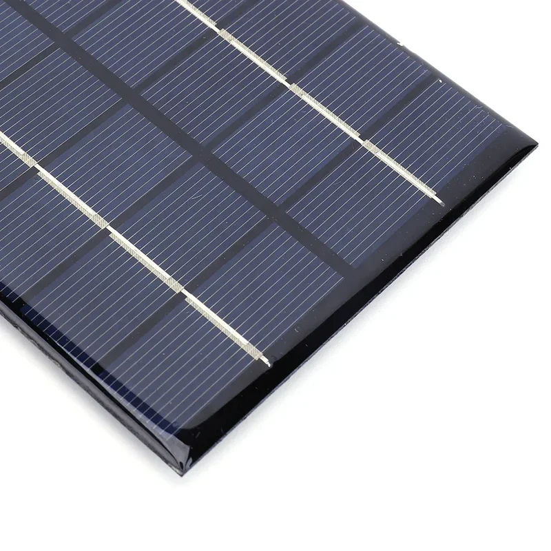 3/5W Battery Charger Solar Panel USB Output Polycrystalline Solar Panel Mobile Power Supply Lightweight for Charger 3.7V Battery