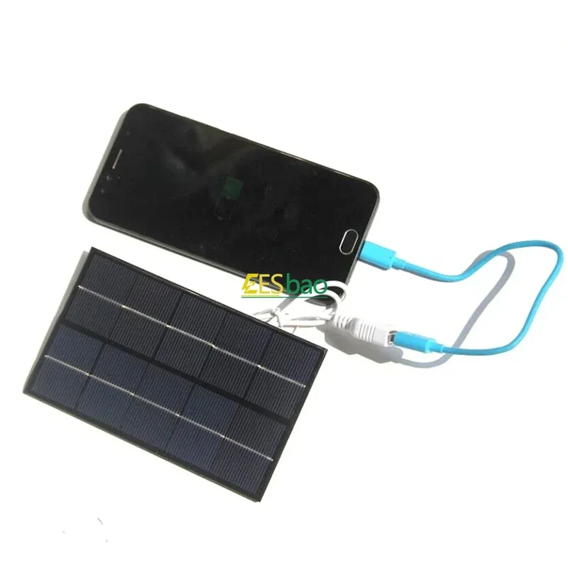 5V USB Solar Charger Outdoor Portable Waterproof Hiking Camping for Power Bank Phone Small Electronics portable solar panel