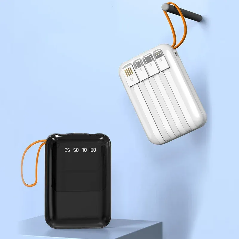 3*18650 Power Bank Fast Charging Powerbank Portable Battery Charger PowerBank For iPhone Xiaomi 4IN1 Mini Battery Storage Boxes