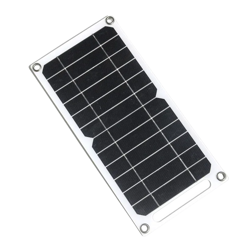 10W Solar Kit 5V Outdoor Solar Mobile Phone Charging Panel Flexible Solar Panel Backpack Solar Charger