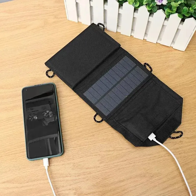 Foldable Solar Panel 500W Portable Solar Panels Fast Charger USB 5V DC Full Power Solar Panel Mobile Power Bank For Camping