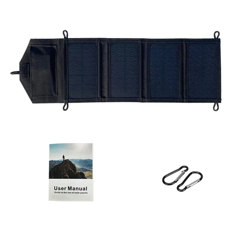 Foldable Solar Panel 500W Portable Solar Panels Fast Charger USB 5V DC Full Power Solar Panel Mobile Power Bank For Camping