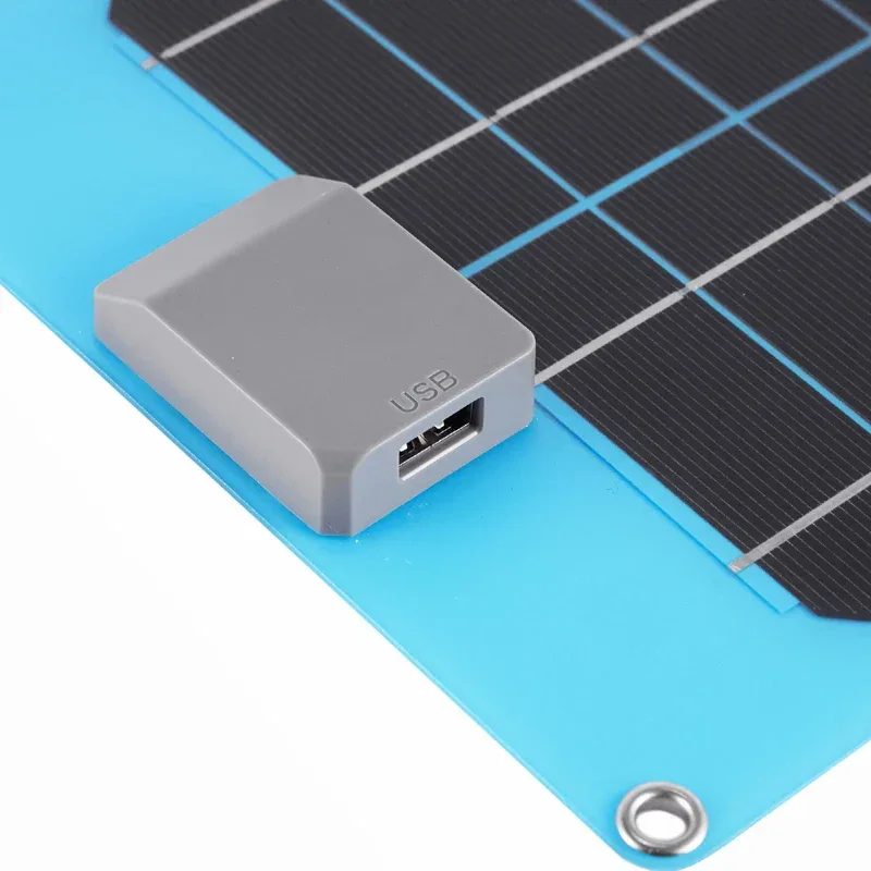 Solar Panel 20W-100W USB Type-C Waterproof Outdoor Hiking Camping Portable Battery Mobile Phone Charging Bank Charging Panel 5V