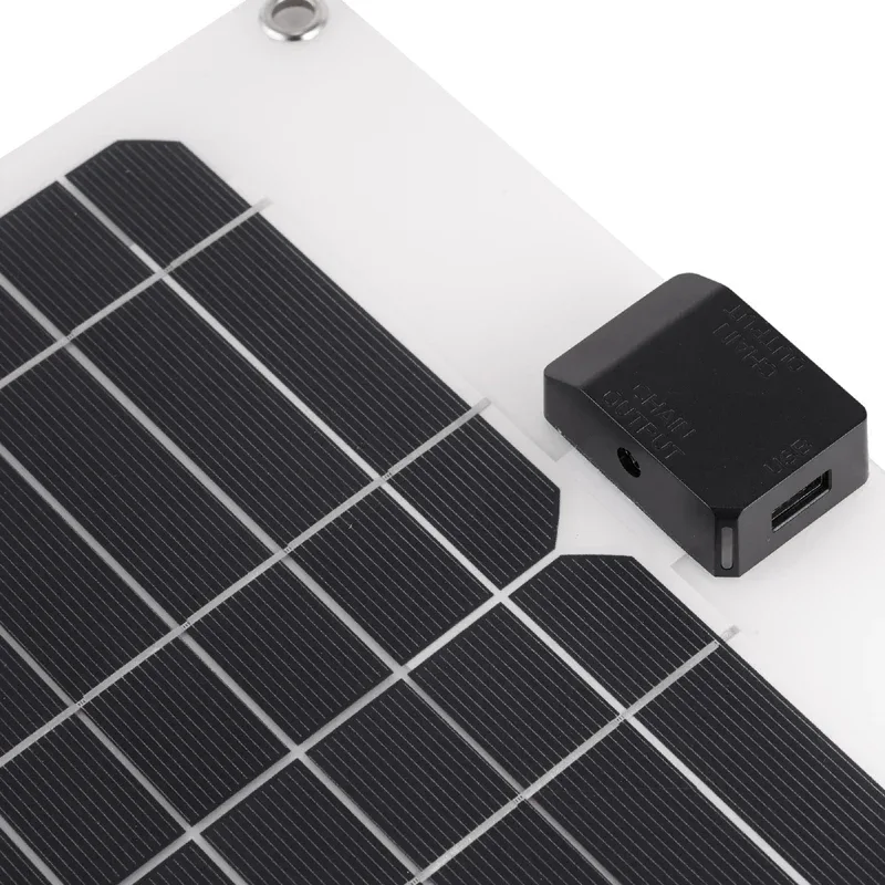 Solar Panel 20W-100W USB Type-C Waterproof Outdoor Hiking Camping Portable Battery Mobile Phone Charging Bank Charging Panel 5V