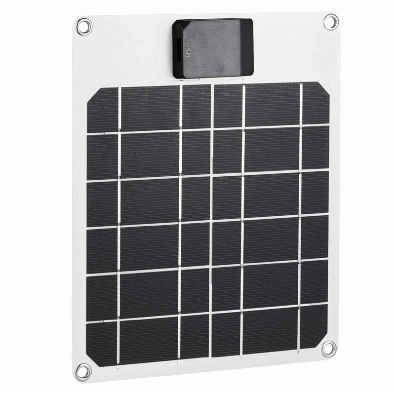 Solar Panel 20W-100W USB Type-C Waterproof Outdoor Hiking Camping Portable Battery Mobile Phone Charging Bank Charging Panel 5V