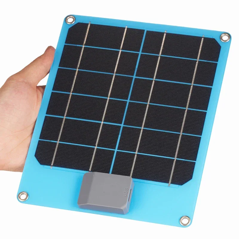 Solar Panel 20W-100W USB Type-C Waterproof Outdoor Hiking Camping Portable Battery Mobile Phone Charging Bank Charging Panel 5V