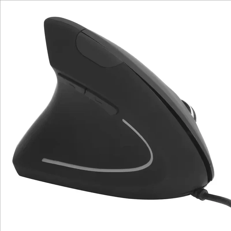 Ergonomic Vertical Wired Mouse Rechargeable Optical USB Computer Mice 1600DPI Gaming Healthy Mice