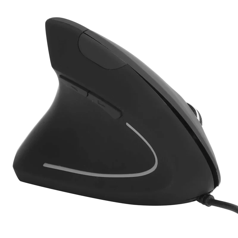 Ergonomic Vertical Wired Mouse Rechargeable Optical USB Computer Mice 1600DPI Gaming Healthy Mice