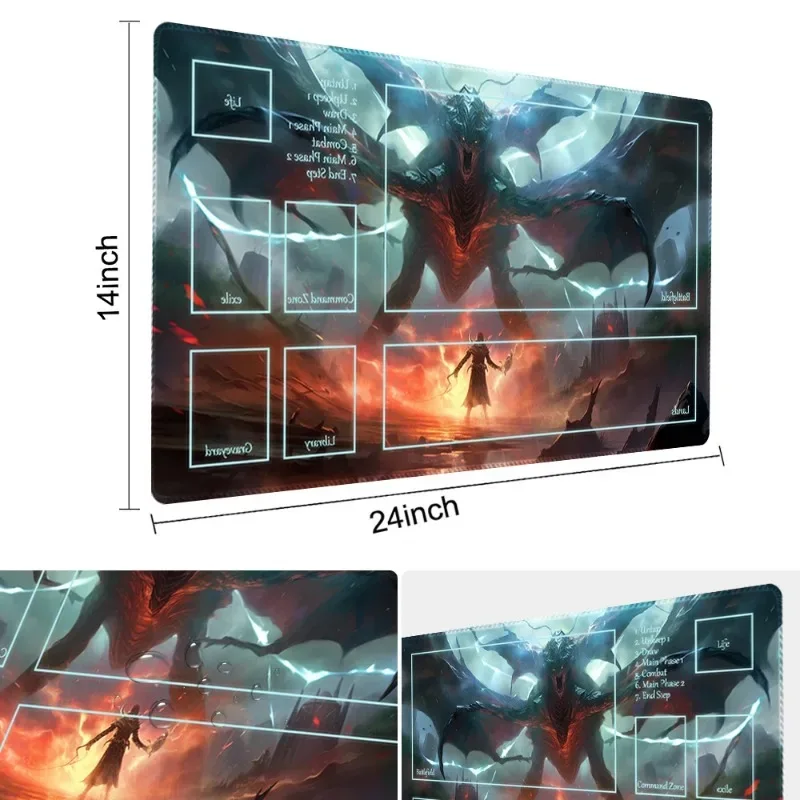 Mouse pad Board Game TCG MTG Playmat Table Mat Game Size 60X35 CM Mousepad Compatible for card game CCG