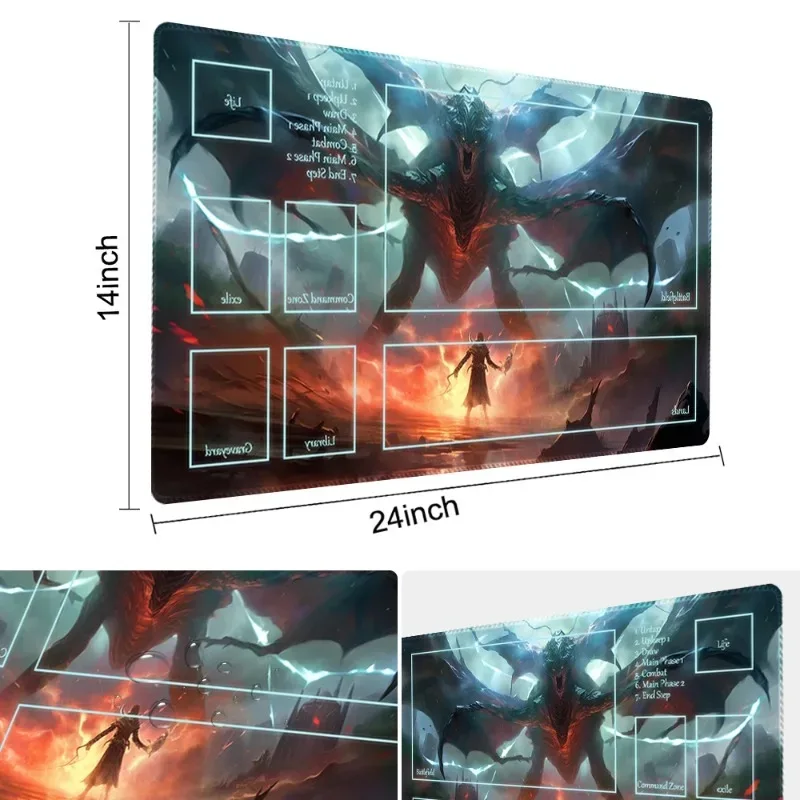 Mouse pad Board Game TCG MTG Playmat Table Mat Game Size 60X35 CM Mousepad Compatible for card game CCG