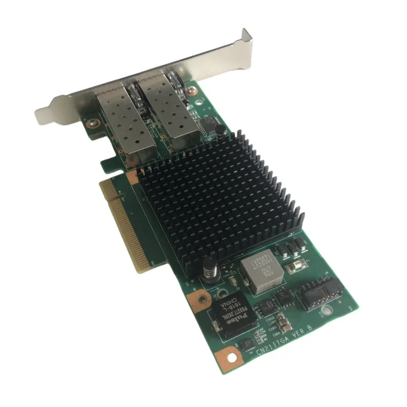 For Intel X520-DA2 E10G42BTDA SR2 82599ES SFP+AOC Dual Optical Port 10G Gigabit Fiber Optic Network Card