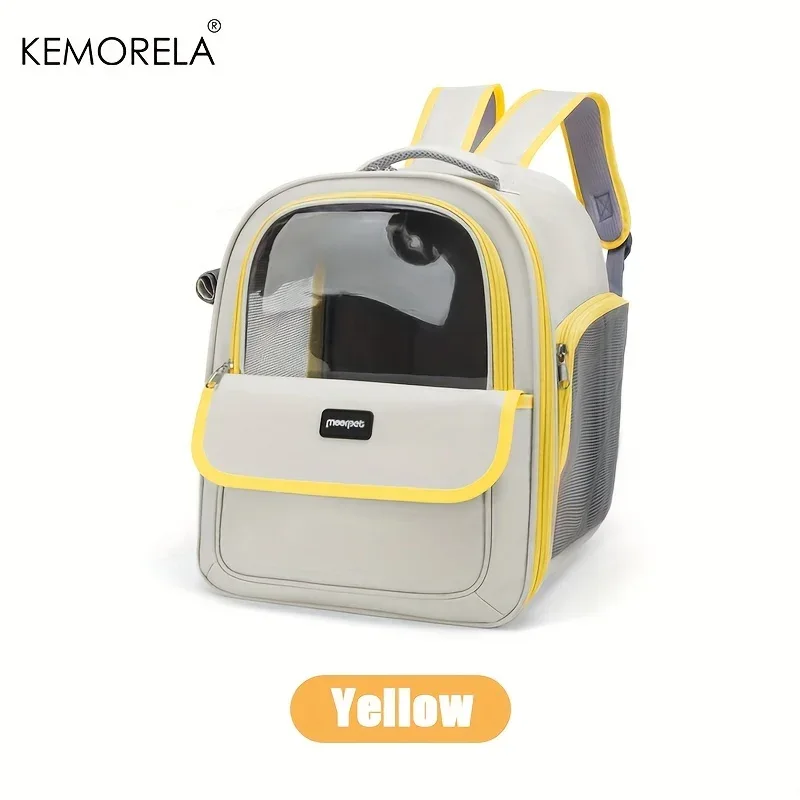 Pet Backpack for Cats And Dogs Large Outdoor Transparent Capsule Breathable Carrying Bag Pet Supplies