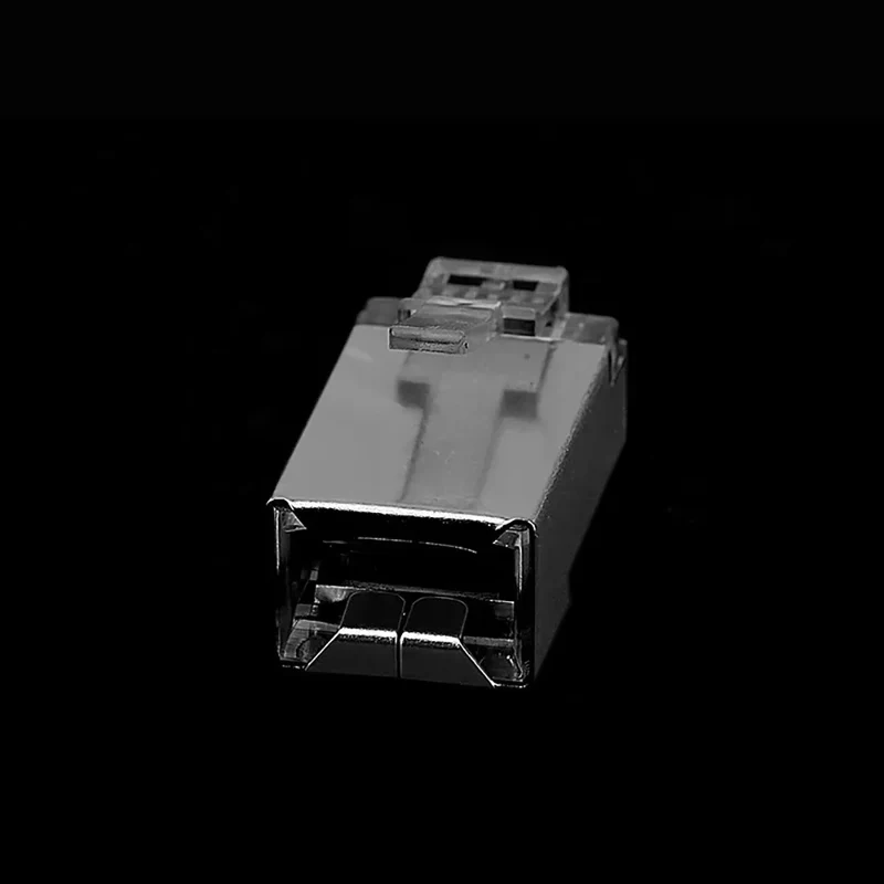 OULLX 6U RJ45 Connector Cat6 Jack FTP Gold Plated Pass Through Ethernet Cables Network RJ-45 Plug Cat5 Cat5e STP Shielded