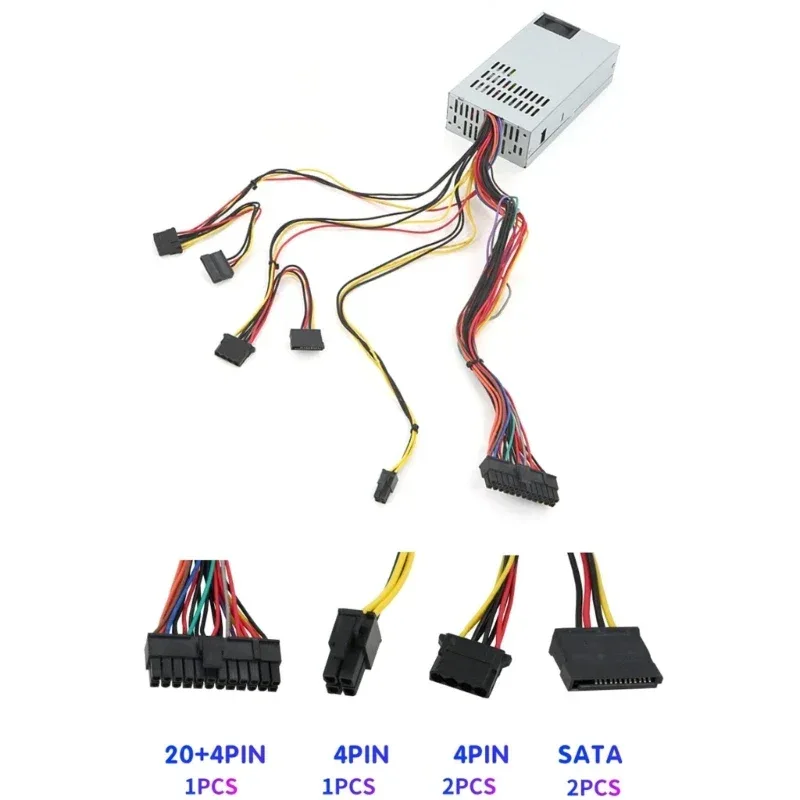 MINI PSU Computer Flex Power Supply 1U 200W Small Desktop PC Cash Register Power Server Power Desktop Power