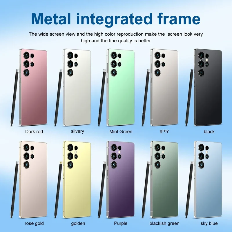 2025 Latest S25 Ultra Smart Phone 16GB +1TB Telephone &gaming Phone Dual SIM Dual Standby Deca Core Global Version
