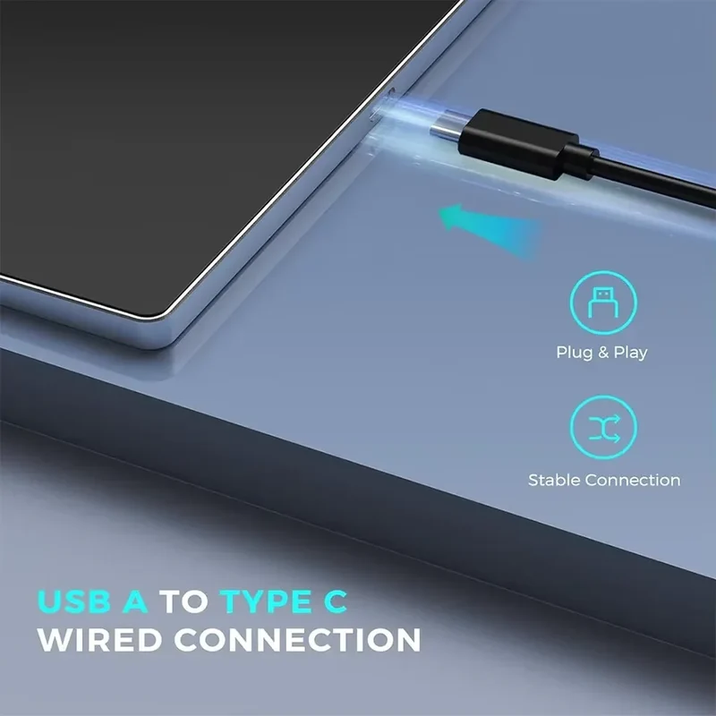 Multi-Touch Trackpad,Ultra Slim Aluminum USB Wired Touchpad Mouse for Windows 10/11 Desktop/Laptop/Notebook Computer PC
