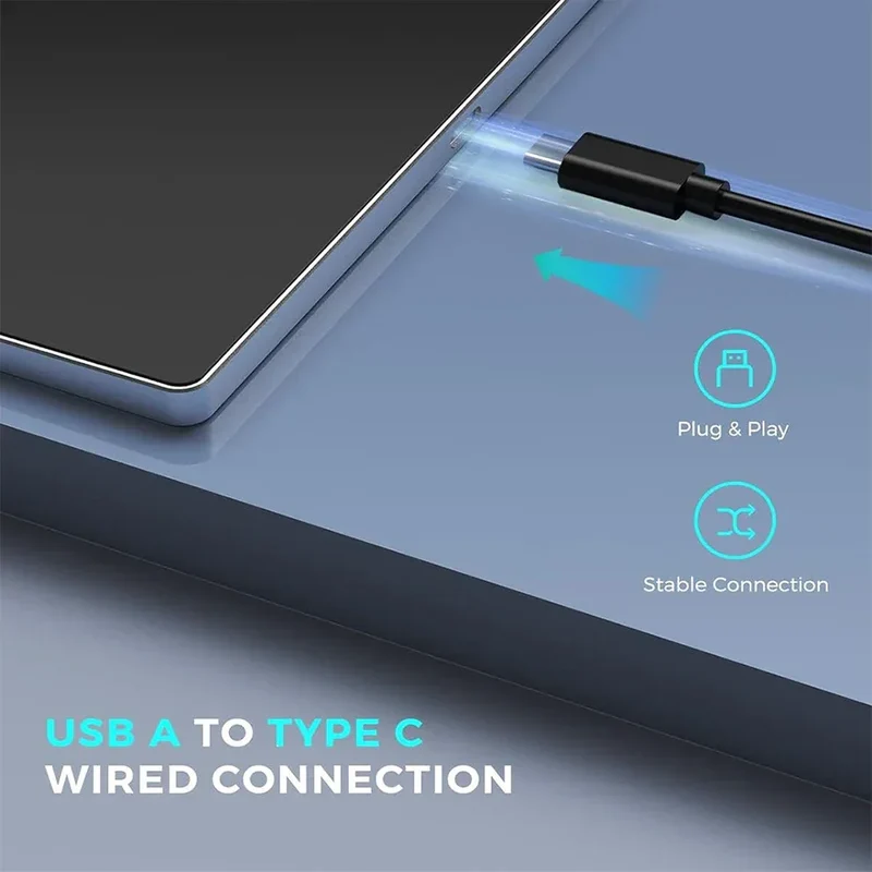 Multi-Touch Trackpad,Ultra Slim Aluminum USB Wired Touchpad Mouse for Windows 10/11 Desktop/Laptop/Notebook Computer PC