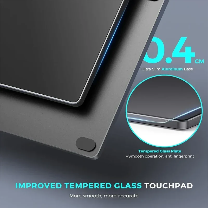 Multi-Touch Trackpad,Ultra Slim Aluminum USB Wired Touchpad Mouse for Windows 10/11 Desktop/Laptop/Notebook Computer PC
