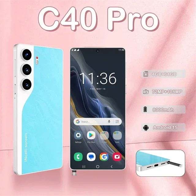 8gb 512gb Android 5G Smartphone New-techhhhno Telephone C30 Cheap Unlock High Quality Mobile Camon 40 Cellphone 16 Pro Max