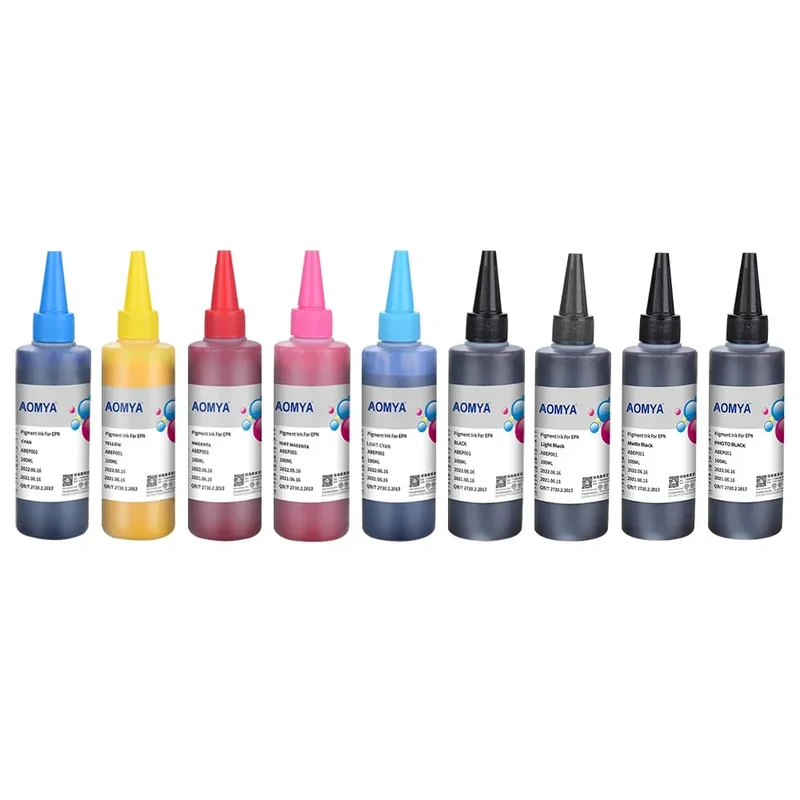 100ML 9Colors Pigment Ink For Epson SureColor P600 P800 Stylus Pro 3800 3880 7880 r3000 Printer Refill Pigment Ink /1 Set