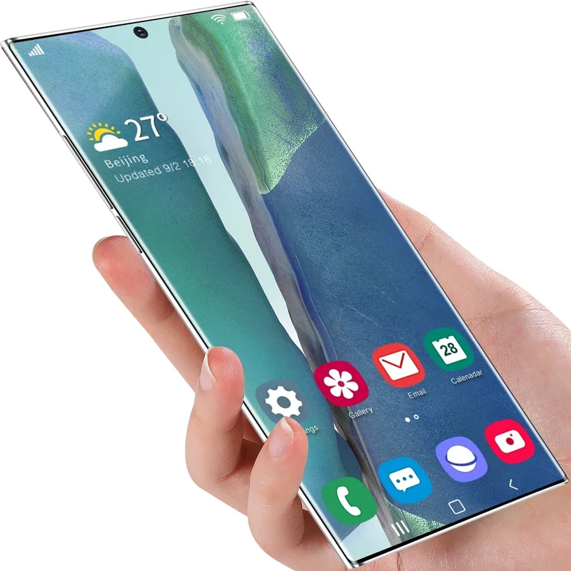 2023 Original Note 20 Ultra Smartphone 16GB+1TB 7.3 Inch AMOLED Screen Android 10.0 Spanish New 2023 Note 20 U1tra Telephone