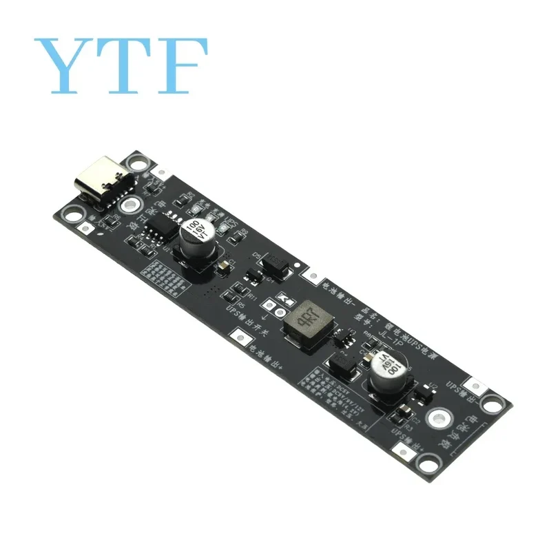 5V 9V 12V Type-C 18650 Lithium Battery Boost Step Up Module UPS Uninterruptible Power Supply Charge Discharge Same Time 1A
