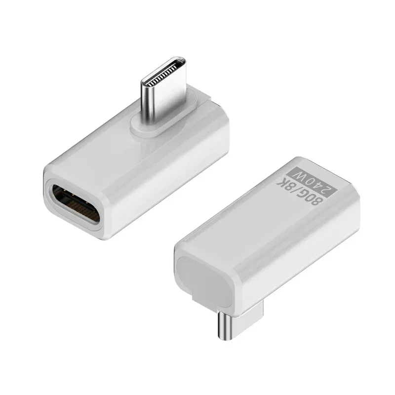 PD240W 80Gbps USB C Adapter Type C Female to Male Adapter Extender 8K@60Hz Fast Charging Converter for iPhone Xiaomi Macbook