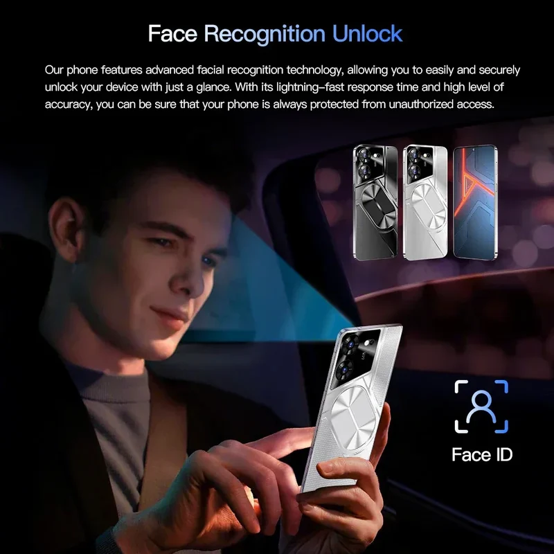 New Product 7.3 Inch 16GB+1TB 6800 MAh 5G Smartphone t Echno Phone Original Povo 5 Pro Mobile Phone Android 13.0 Telephone