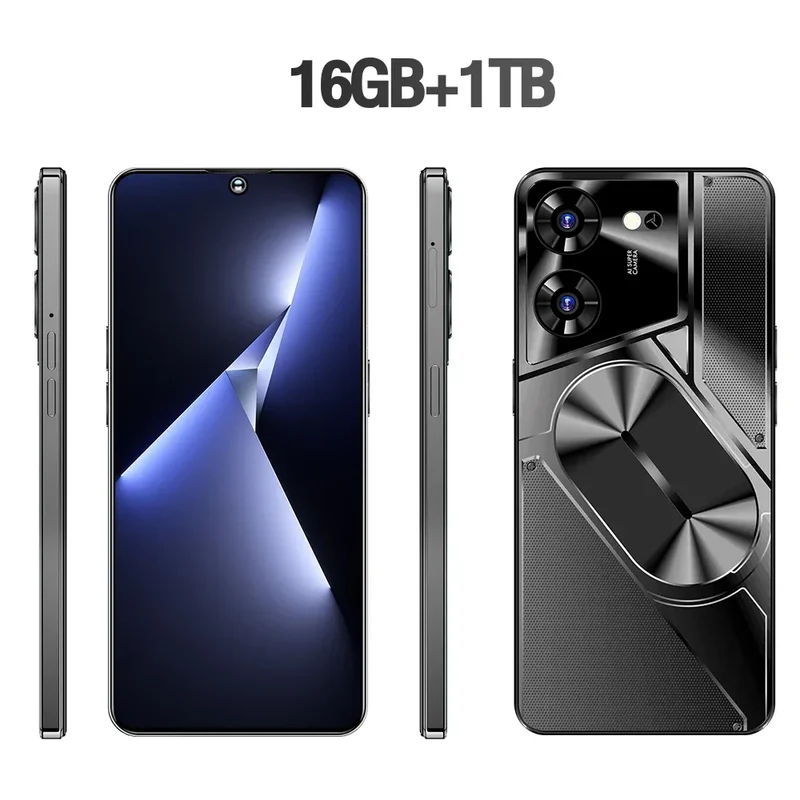 New Product 7.3 Inch 16GB+1TB 6800 MAh 5G Smartphone t Echno Phone Original Povo 5 Pro Mobile Phone Android 13.0 Telephone