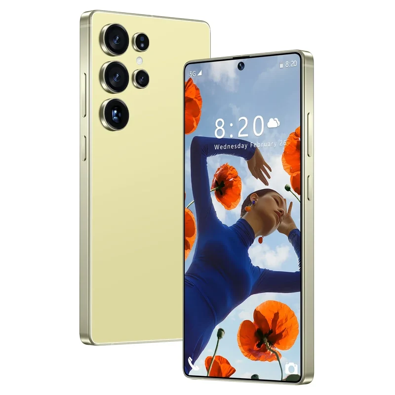 Hot Selling Original S25 Ultra Smartphone 16GB+1TB Unlocked 4K Screen Resolution 108MP Low Price Celulares Wholesale Telephone