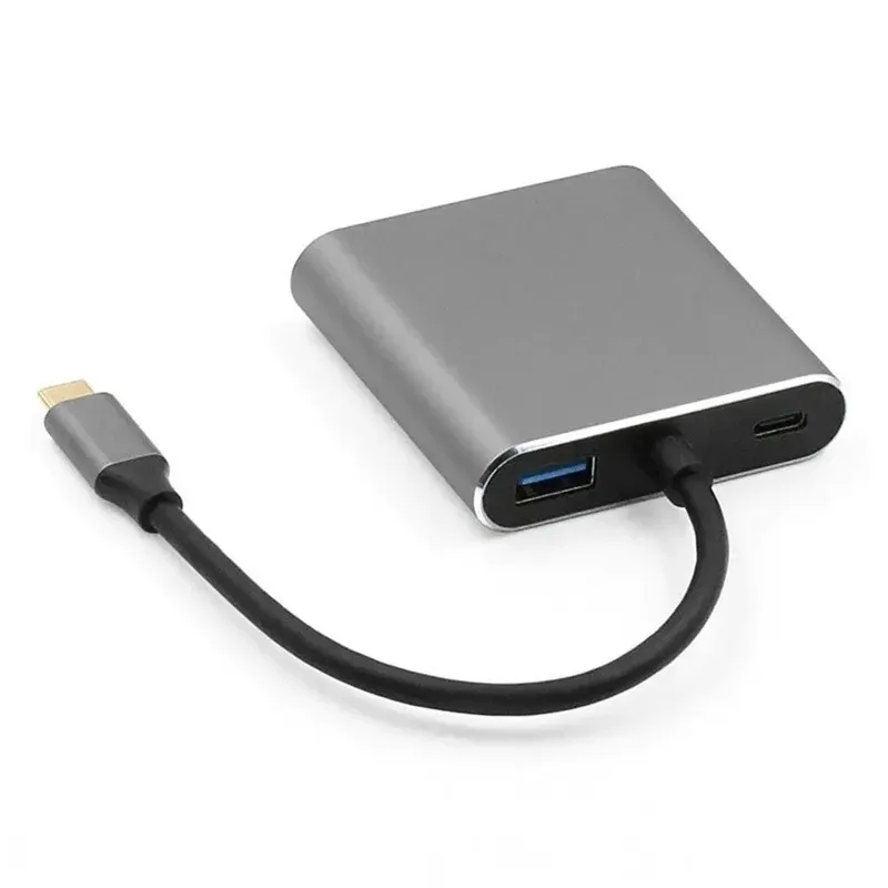 4 IN 1 USB C HUB Docking Station 4K@60Hz HDMI-compatible Adapter Type C to HDMI PD100W USB 3.0 HUB USB C Splitter for Macbook