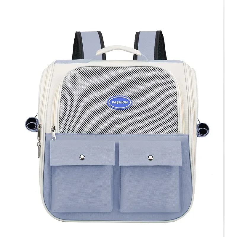 Pet Backpack Outdoor Large Cat Backpack Cat Transporter Breathable Foldable Carrying Bag Backpack Cat And Small Dog Supplies